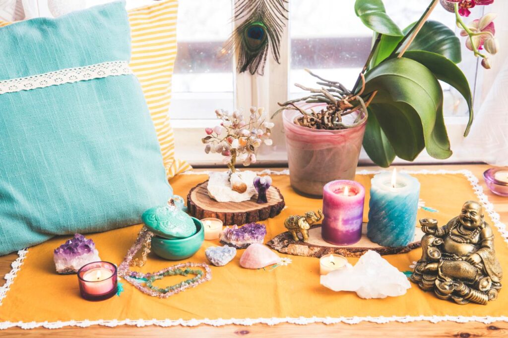 Como montar um altar simples para proteção energética